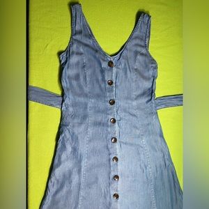 Jean like dress *AS IS * bundle other items to save more 💰‼️✨